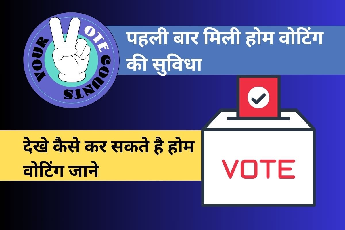 जिले में 1390 मतदाता करेंगे घर से मतदान:पहली बार मिली होम वोटिंग की सुविधा, घर-घर जाकर कराया मतदान