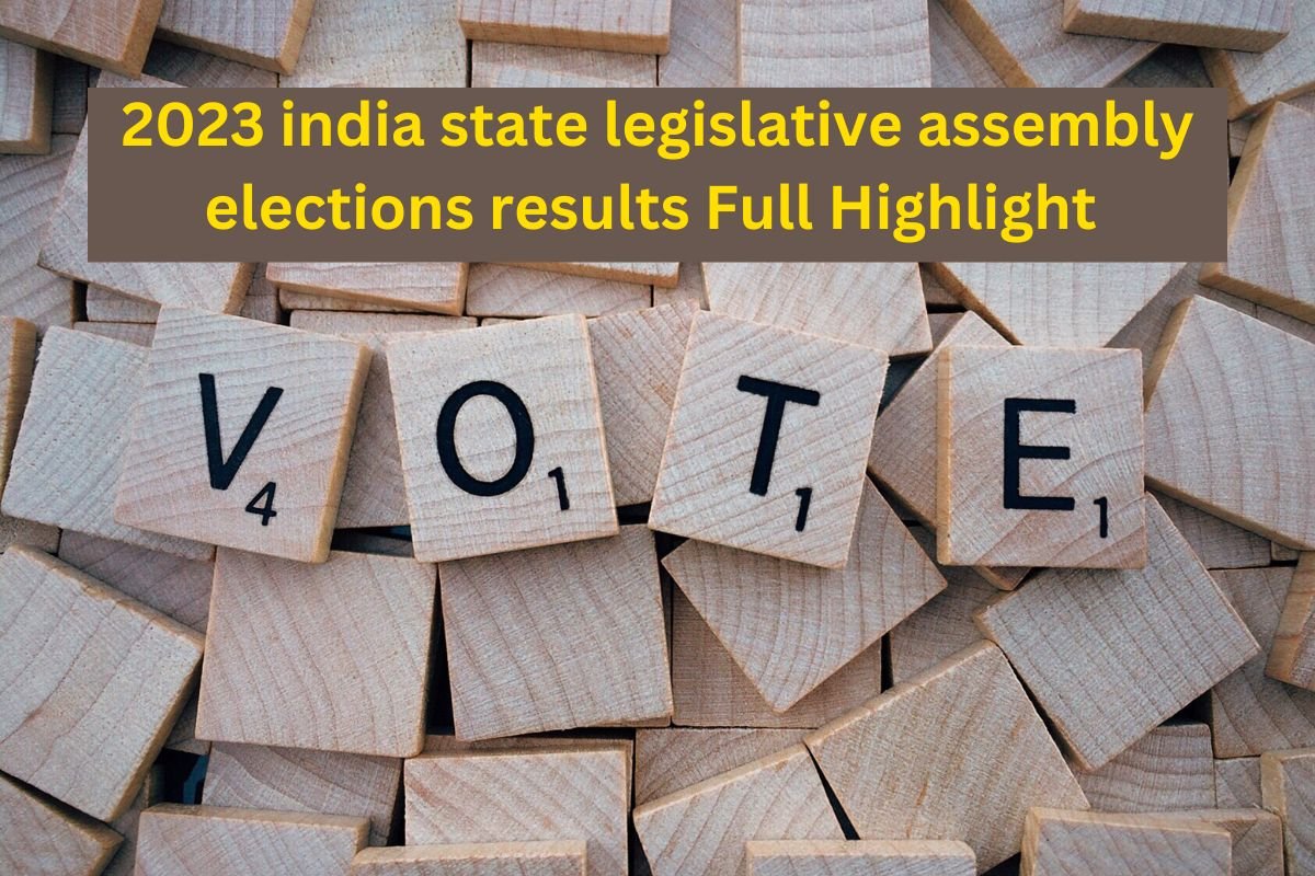 2023 india state legislative assembly elections results Full Highlight