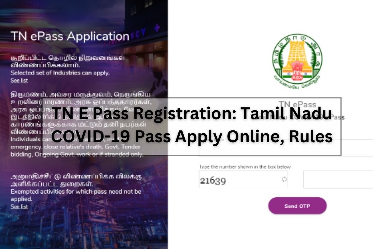 TN E Pass Registration: Tamil Nadu COVID-19 Pass Apply Online, Rules