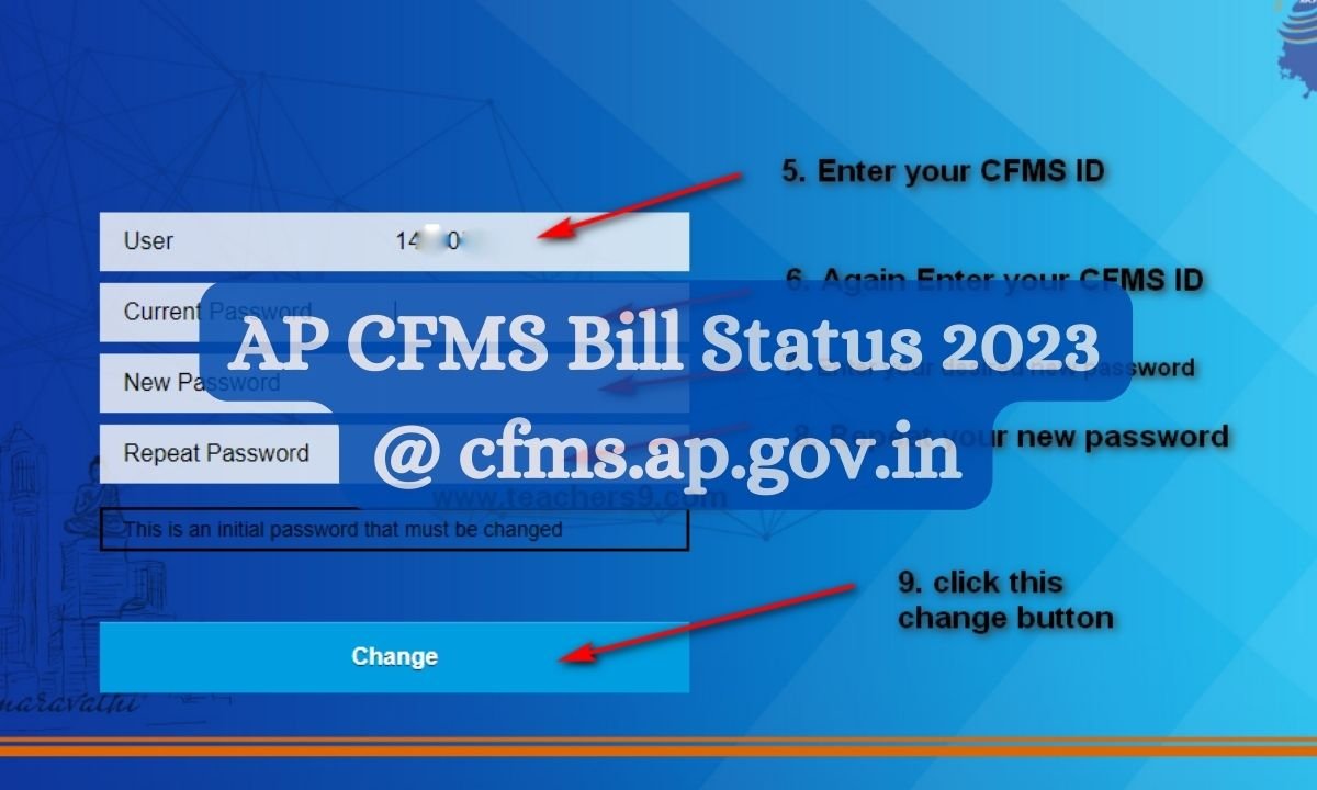 AP CFMS Bill Status 2023 @ cfms.ap.gov.in