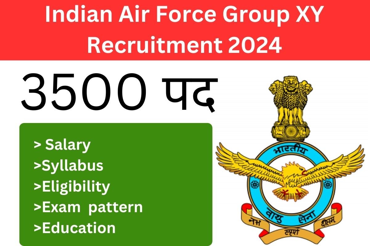 Indian Air Force Group XY Recruitment 2024